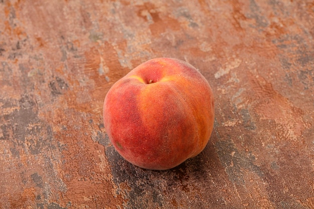 Fresh ripe sweet peach fruit