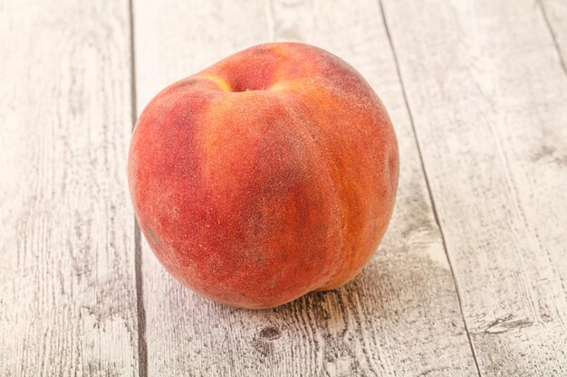 Fresh ripe sweet peach fruit