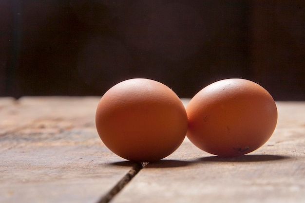 Fresh rural eggs