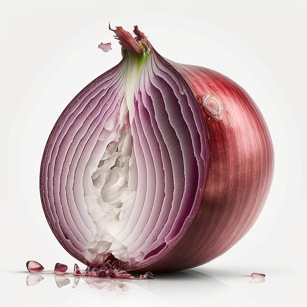 fresh slice of red onion