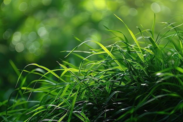 Fresh Spring Green Grass Background