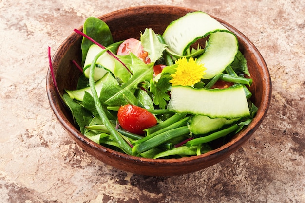 Fresh spring salad