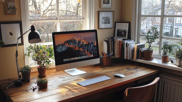 Fresh Start Decluttering and Organizing Desk Space on a Monday Morning