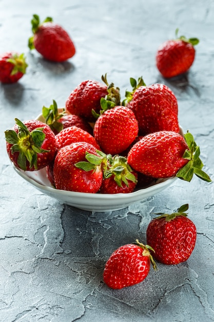 Fresh Strawberry in a bowl