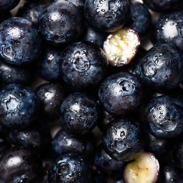 Fresh summer berries such as blueberries