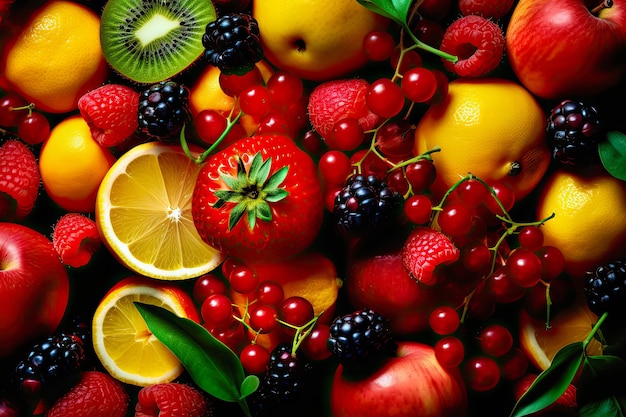 Fresh summer fruits