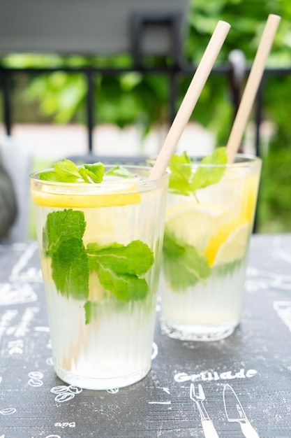 Fresh summer lemonade