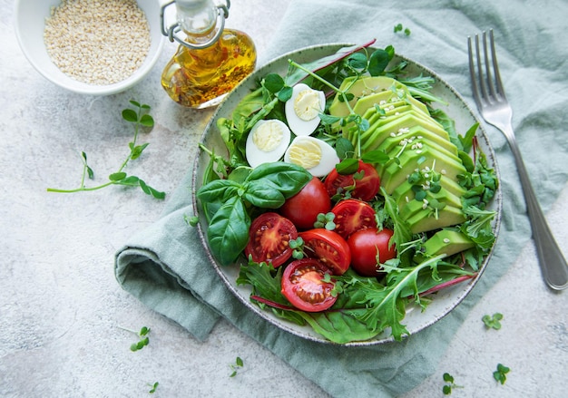 Fresh summer salad