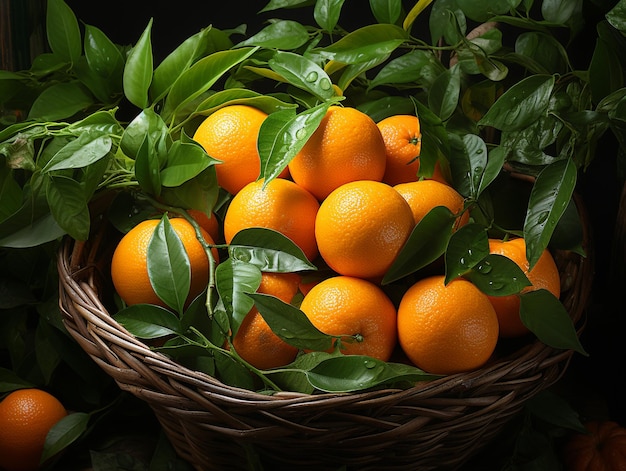 Fresh sweet orange contains vitamin c