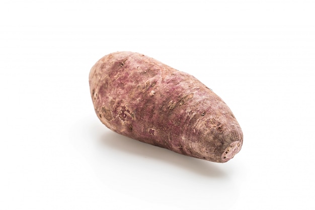 fresh sweet potato isolated