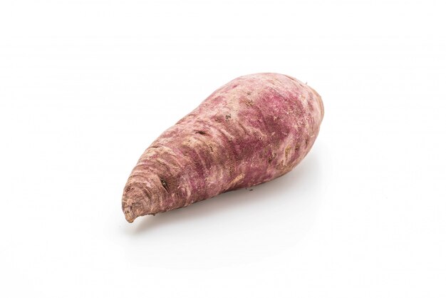 fresh sweet potato isolated