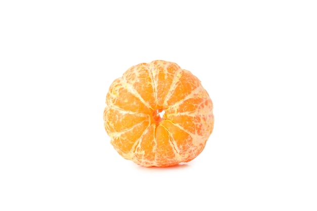 Fresh tasty mandarin isolated on white background