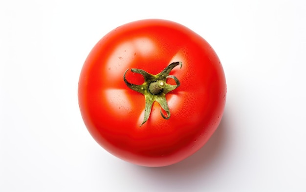 Fresh tomatoes isolated on white background