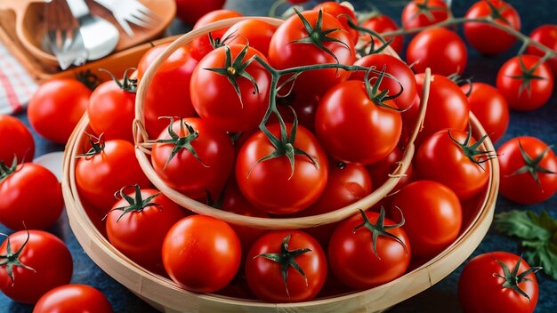 Fresh tomatoes ready to cook