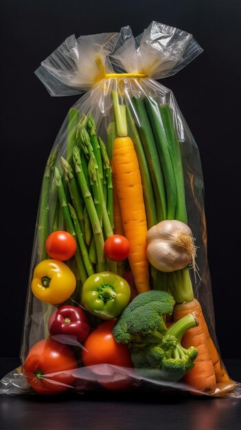 Fresh and Valuable HighValue Fruit in a Transparent Plastic Bag by Cheryl Burns