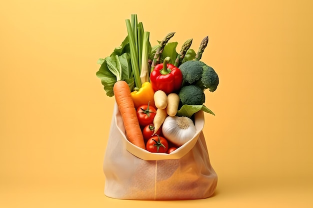 Fresh Vegetables In a Bag Ai generative