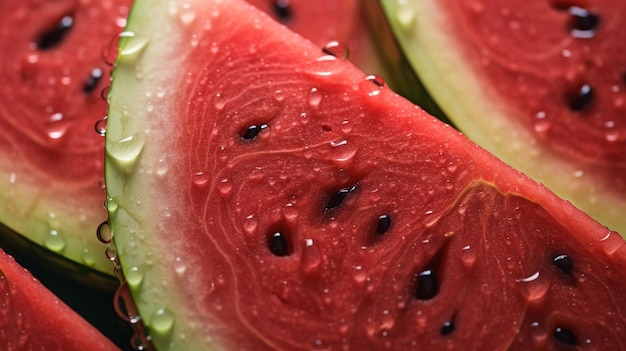 Fresh watermelon pattern background