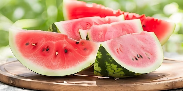 Fresh Watermelon Slices