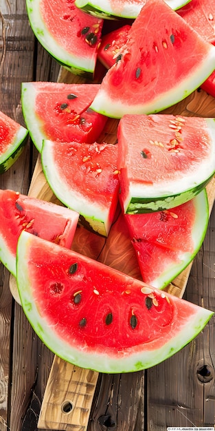 Fresh Watermelon Slices