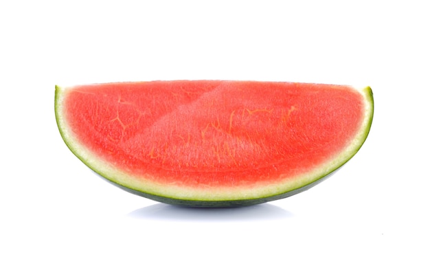 Fresh watermelon on white background