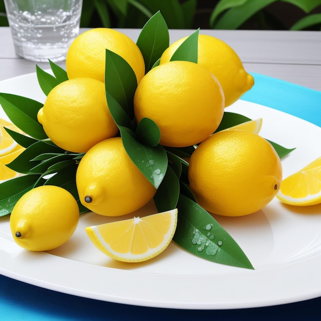 Fresh Yellow Lemons