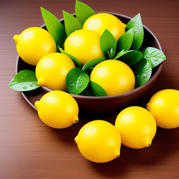 Fresh Yellow Lemons