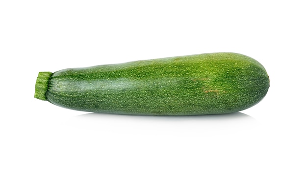 Fresh zucchini isolated on white