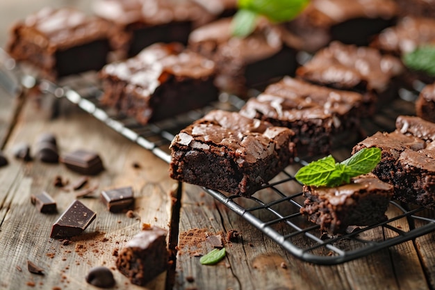 Freshly Baked Chocolate Brownies