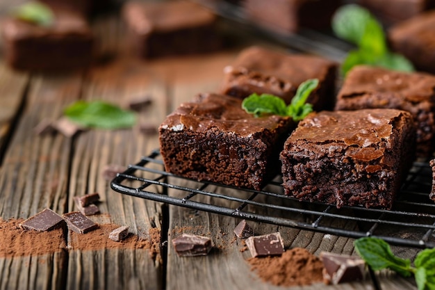 Freshly Baked Chocolate Brownies