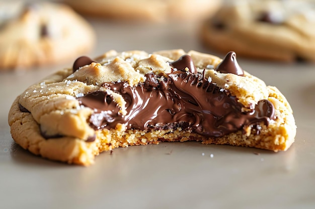 Freshly Baked Chocolate Chip Cookies The Tempting Homemade Treat