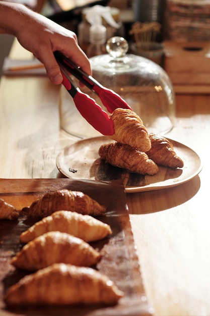 Freshly Baked Croissants