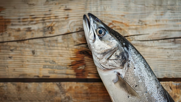 Freshly Caught Fish on Wooden Plank