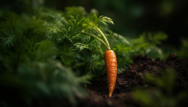 Freshly harvested organic carrots a healthy addition to any meal generated by AI