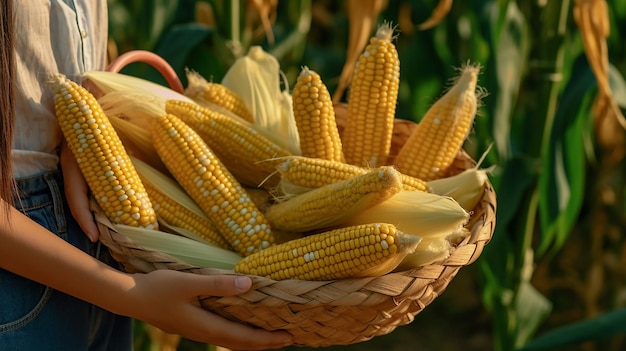 Freshly Harvested Sweet Corn