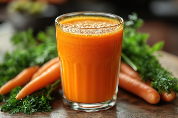 Freshly Made Carrot Juice