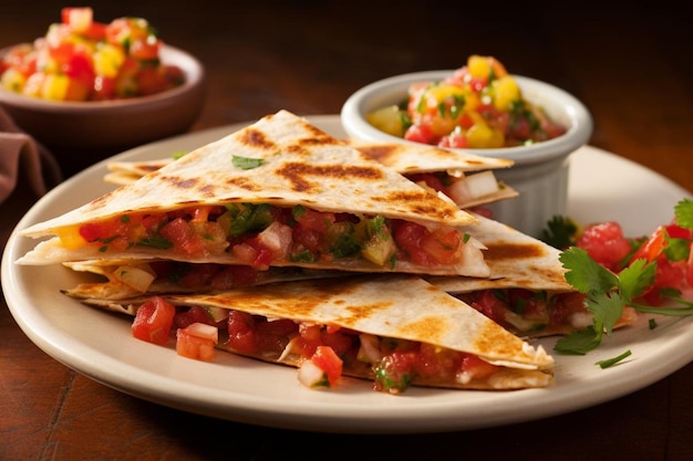 Photo freshly made gorditas filled with cheese