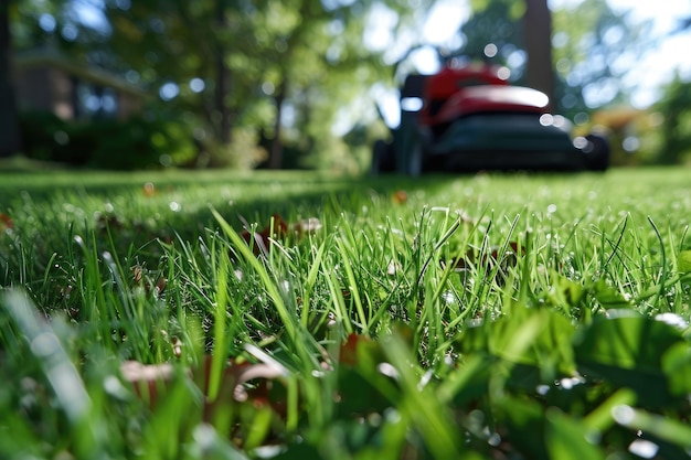 Freshly mowed lawns crisp scent photography