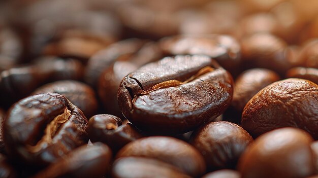 Freshly Roasted Coffee Beans Background