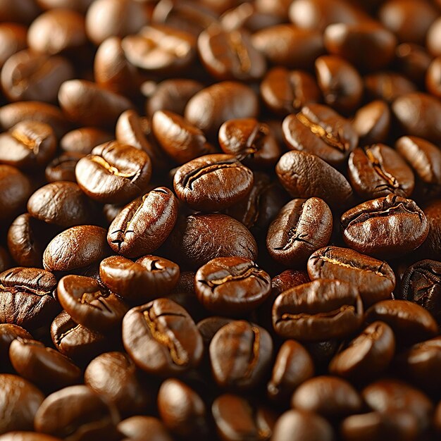 Freshly Roasted Coffee Beans Background