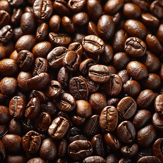 Freshly Roasted Coffee Beans Background