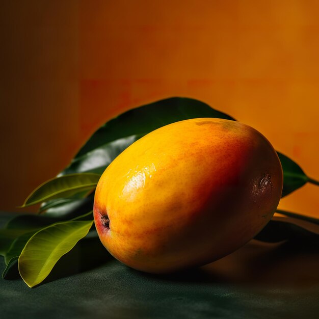 Freshly Sliced Mangos in dark tones