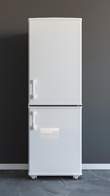 fridge with a refrigerator isolated