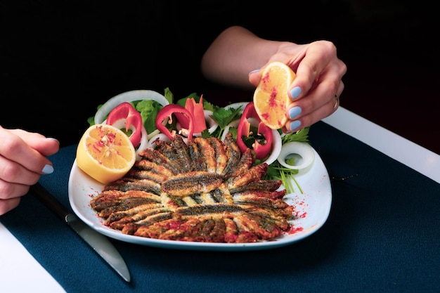 Fried Anchovies Turkish Name Hamsi Tava