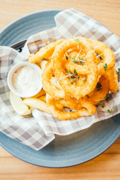 Fried calamari ring