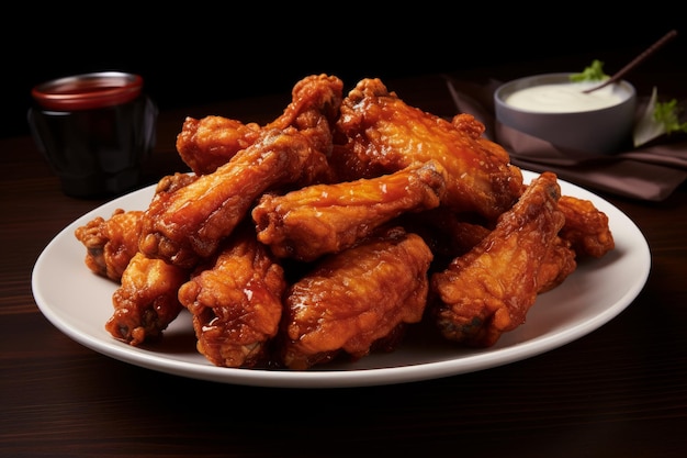 Fried chicken on a plate