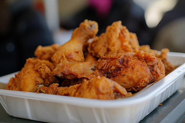 Fried Chicken Tray Delight