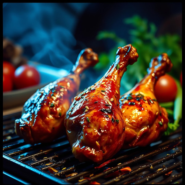 Fried Chicken Wings on The Table