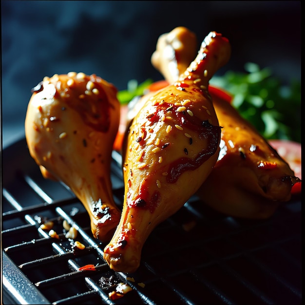 Fried Chicken Wings on The Table