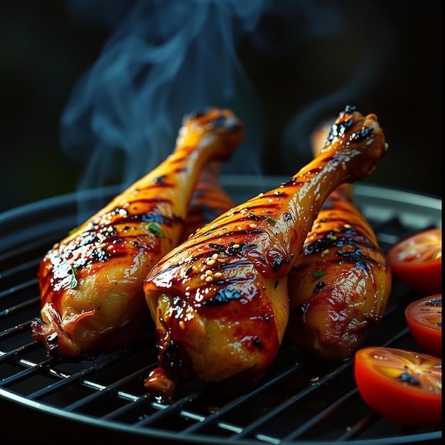 Fried Chicken Wings on The Table