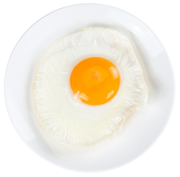 Fried Egg isolated on white